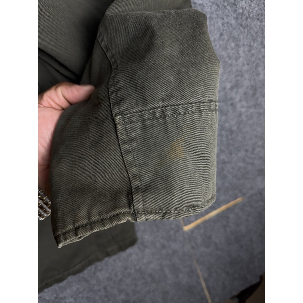 Levi's Canvas Utility Jacket Corduroy Collar Lined‎ Men's XL Green Detroit Style - Picture 12 of 14